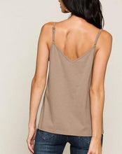 Load image into Gallery viewer, Everyday Eyelet Cami Top (LATTE) - The Turquoise Tulip Boutique 
