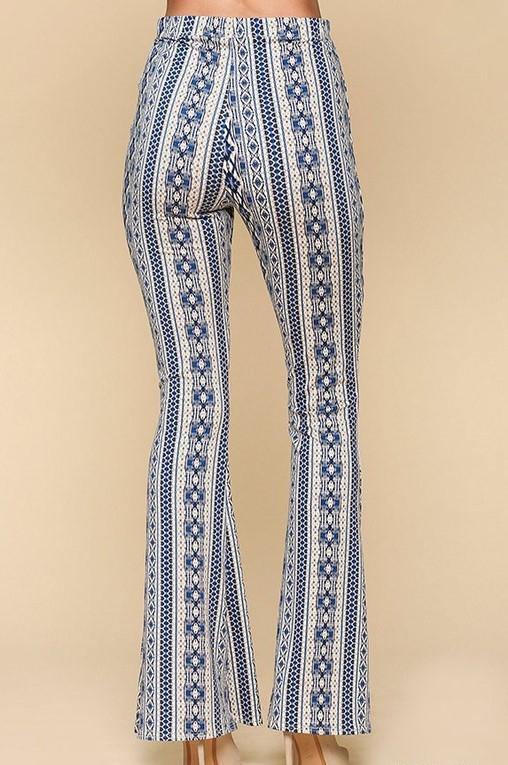 Zoom Call Comfy Bell Bottom Pants (Denim) - The Turquoise Tulip Boutique 