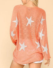 Load image into Gallery viewer, Stars in the Spring Round Neck Sweater Top - The Turquoise Tulip Boutique 
