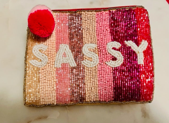 Beaded Sassy Coin Purse