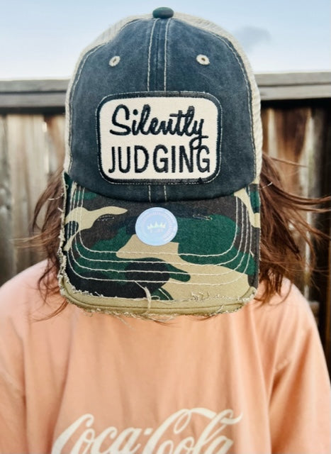 Silently Judging Trucker Hat